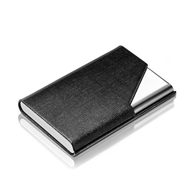 新款不锈钢甲骨纹高档商务名片盒铝合金创意个性定制名片夹